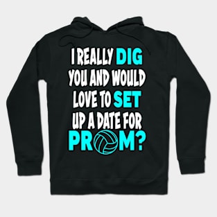 Prom Date - Volleyball Promposal Hoodie